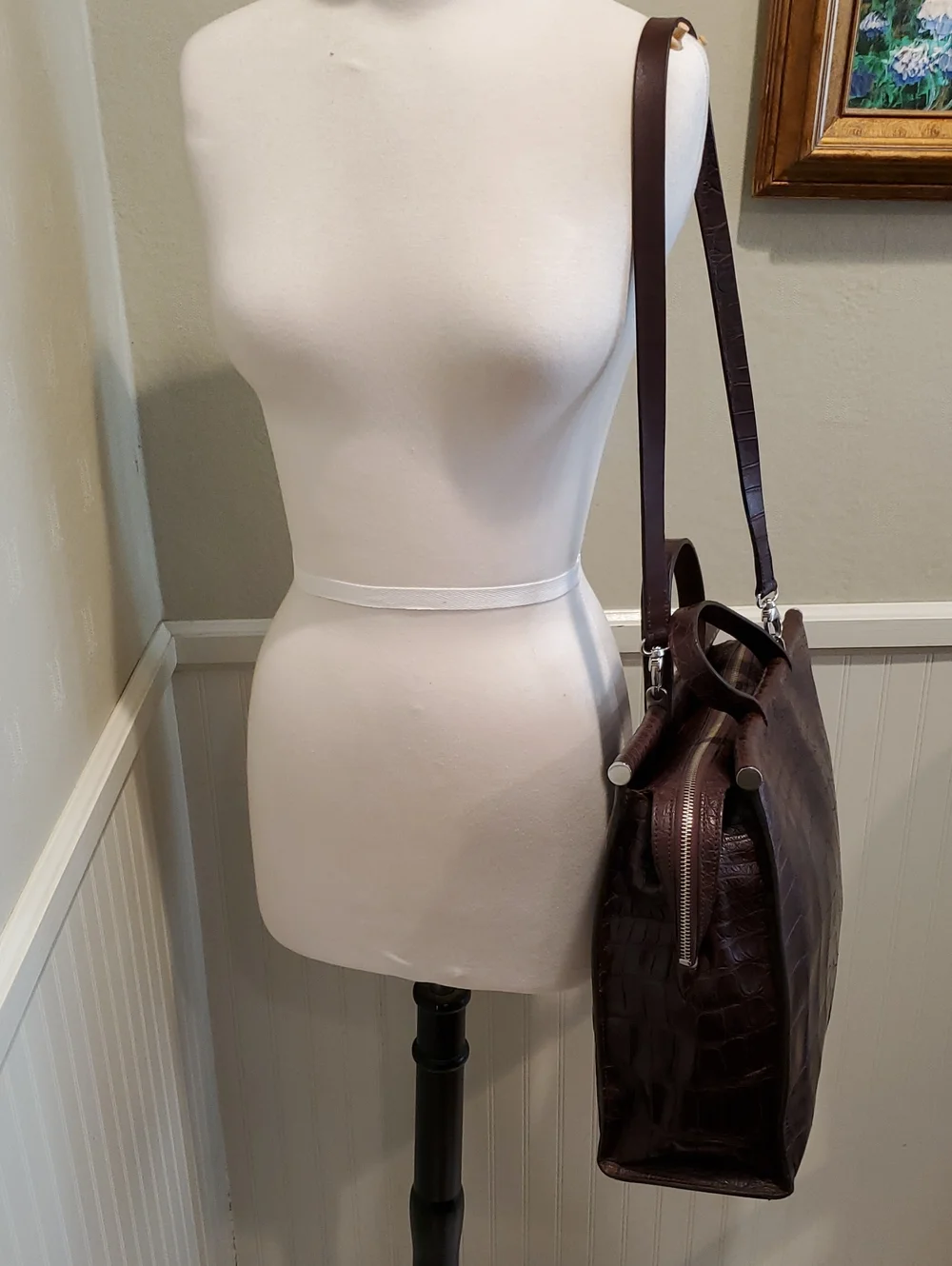 Mauro Governa For Suarez Alligator Work Tote